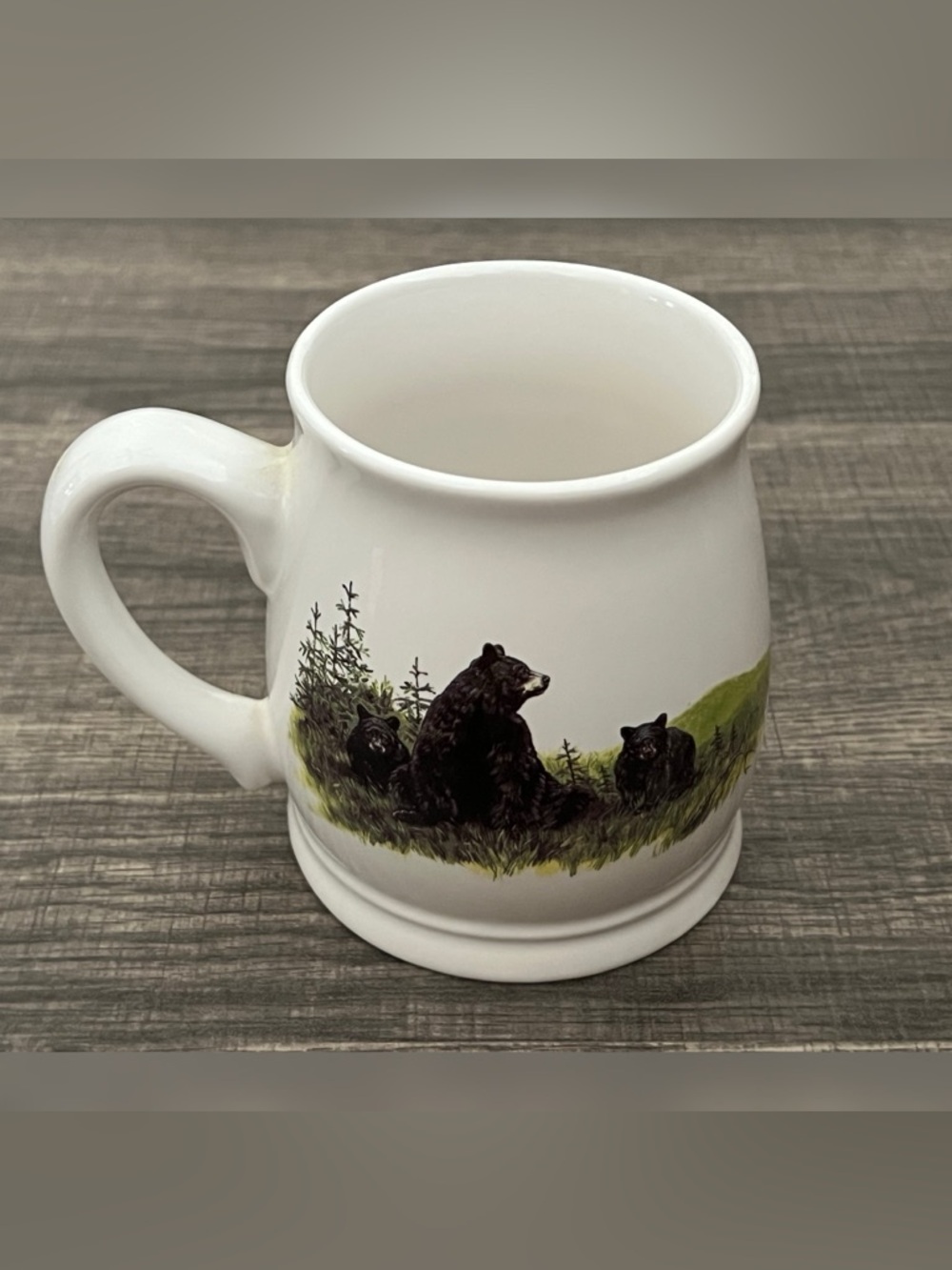 Bear And Cubs Dann Jacobus Painting Mug Angler's Expressions